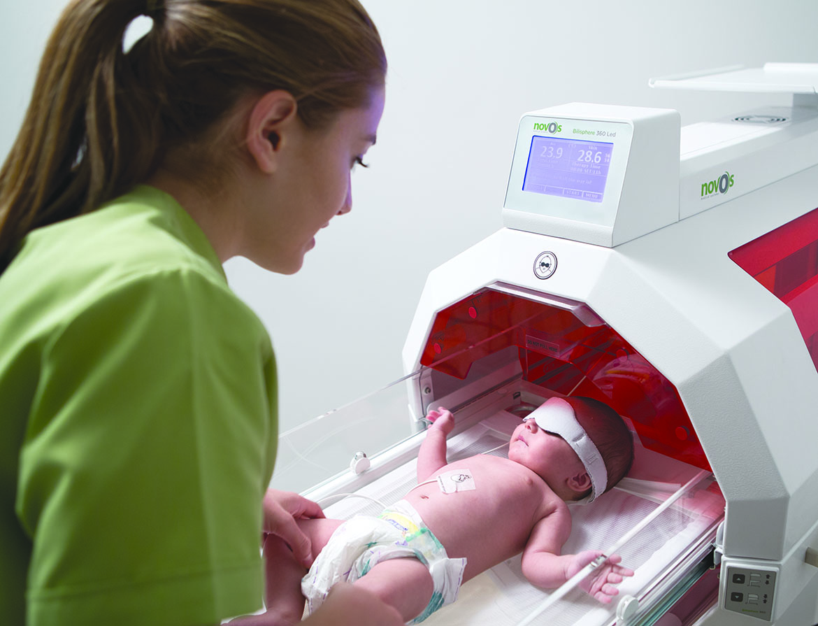 Pediatric 360 degree Phototherapy Device for NICU