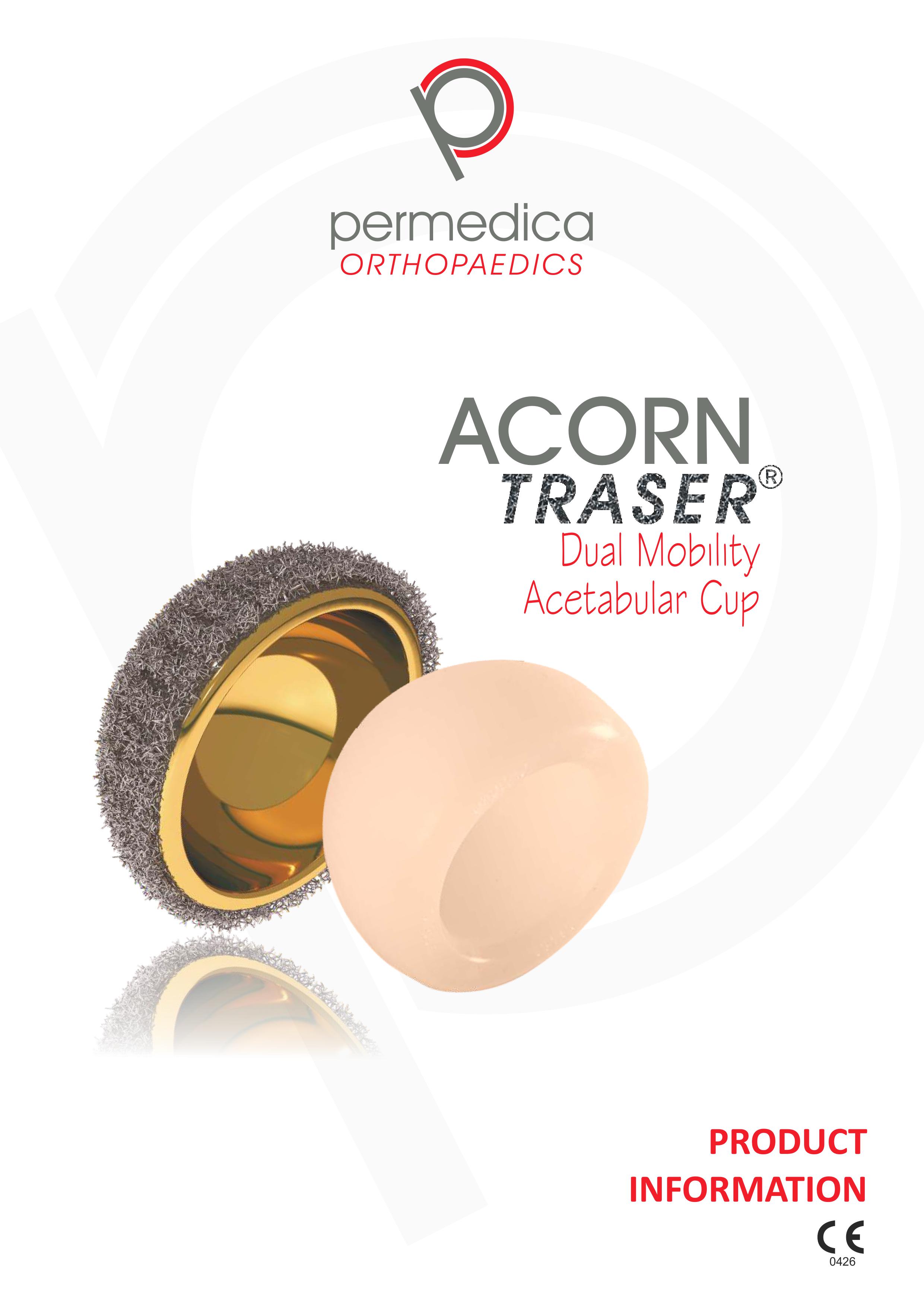ACORN TRASER DUAL MOBILITY Acetabular Cup